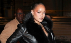 Rihanna exposes backside in wardrobe malfunction at A$AP Rocky’s fashion show