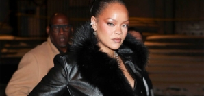 Rihanna exposes backside in wardrobe malfunction at A$AP Rocky’s fashion show