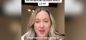 American Mom’s Disbelief As She Compares Kid’s School Lunch in Italy to USA