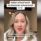 American Mom’s Disbelief As She Compares Kid’s School Lunch in Italy to USA