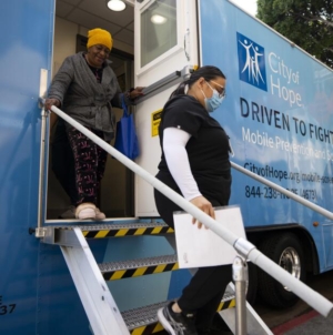 Mobile clinic brings mammograms to unhoused women on Skid Row