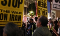 Los Angeles protesters decry U.S.-Israeli attacks on Iran