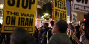 Los Angeles protesters decry U.S.-Israeli attacks on Iran