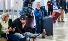 Winter weather and heavy winds put a freeze on post-holiday travel