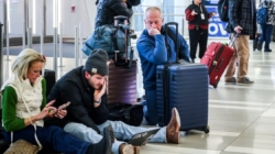 Winter weather and heavy winds put a freeze on post-holiday travel