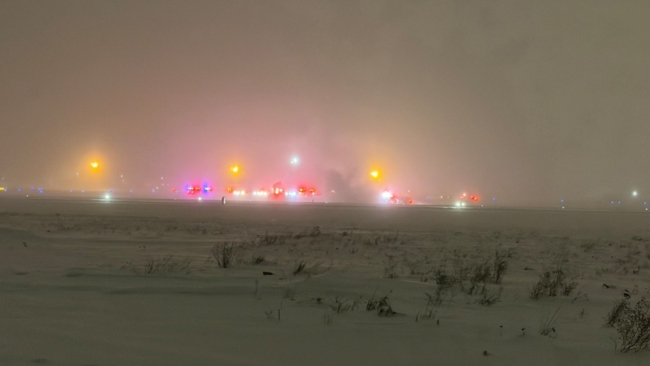 At least a half-dozen dead after business jet crashes during takeoff in Maine