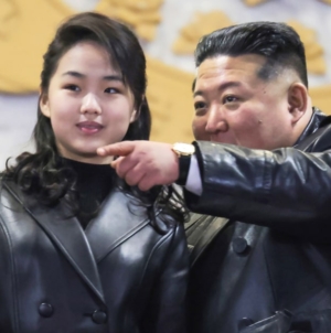 Kim Jong Un fuels succession buzz with daughter’s matching leather jacket