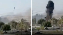 Video appears to show U.S. Tomahawk missile hitting the area of the deadly school strike in Iran