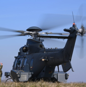 Military Helicopters Take on Defense Tasks in the East of the Country