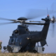 Military Helicopters Take on Defense Tasks in the East of the Country