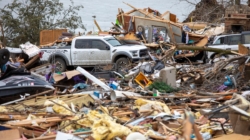 In Photos: Eight Killed as Tornadoes Leave Oklahoma and Michigan in Ruin
