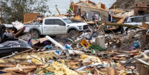 In Photos: Eight Killed as Tornadoes Leave Oklahoma and Michigan in Ruin