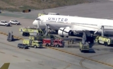 United flight makes emergency landing at LAX after engine fire reports
