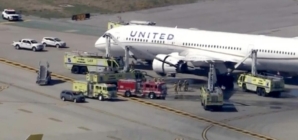 United flight makes emergency landing at LAX after engine fire reports
