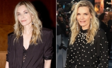 Michelle Pfeiffer stuns at Paris Fashion Week YSL show appearance