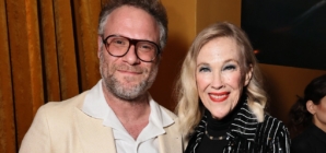 Seth Rogen delivers emotional tribute accepting Catherine O’Hara’s final award
