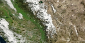 Satellite photos show California’s sudden snowpack meltdown: Now you see it, now you don’t