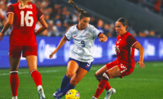 Aly Sentnor scores in 1-0 USA victory over Canada in the SheBelieves Cup